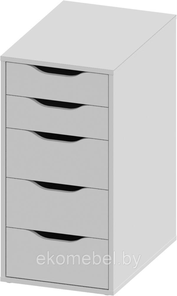 Комод "Ингар 5" (белый)