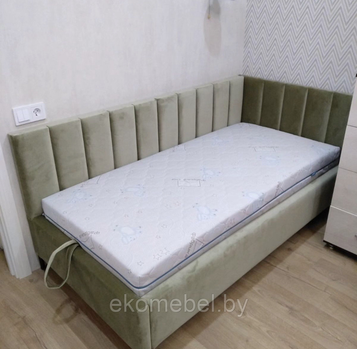 Кровать "Юнис" (80х190, 80х200, 90х190, 90х200, 100х200, 110х200, 120х200 см) — изображение 5
