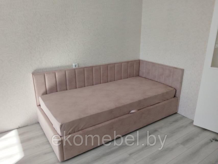 Кровать "Рокки" с бортиком и ПМ (80х190, 80х200, 90х190, 90х200 см) — изображение 5